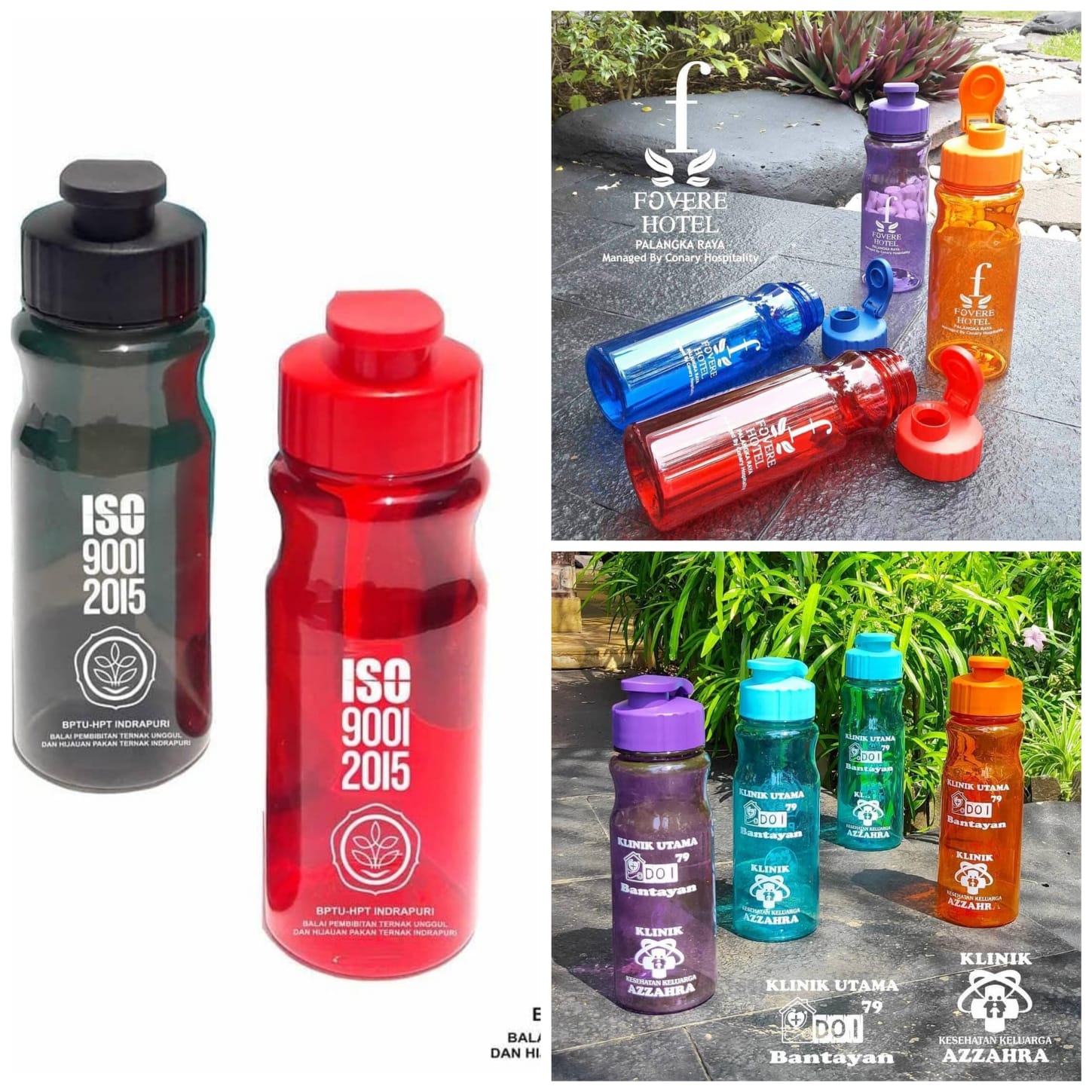 Botol Air Florida #560ml <br>Print 1 warna putih