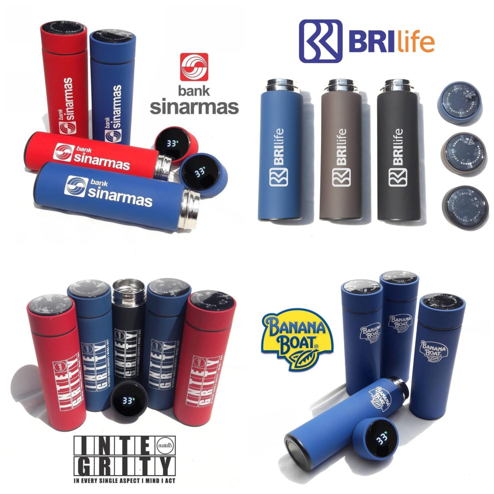 Smart Tumbler Sakura Plus #430ml <br>Print 1 warna / Gravir 1 sisi